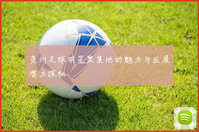 贵州足球明星聚集地的魅力与发展潜力探秘