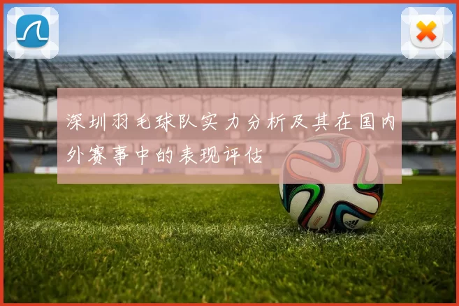 深圳羽毛球队实力分析及其在国内外赛事中的表现评估