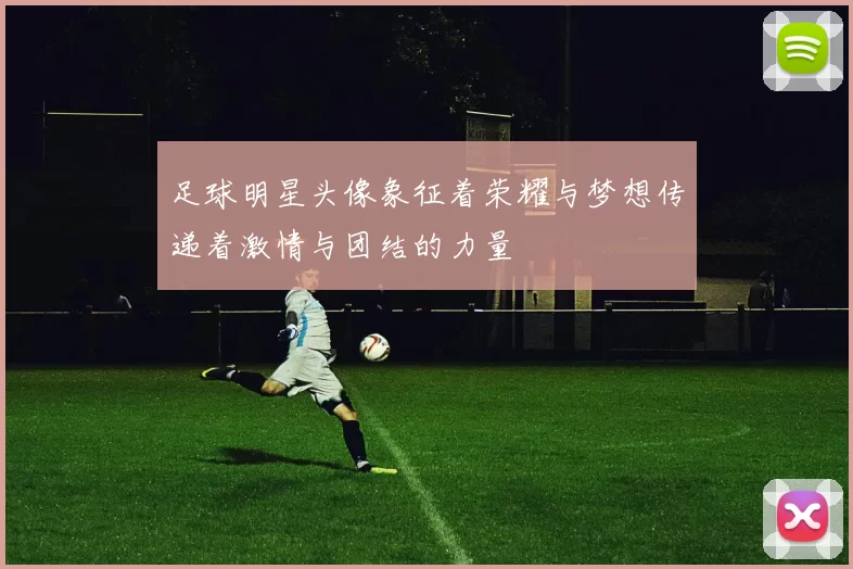 足球明星头像象征着荣耀与梦想传递着激情与团结的力量