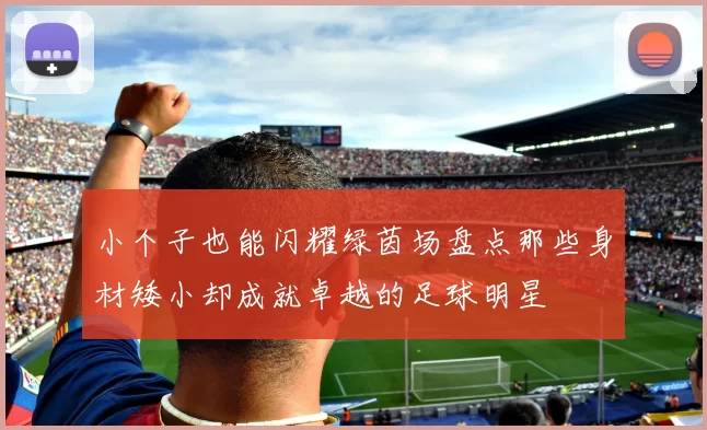 小个子也能闪耀绿茵场盘点那些身材矮小却成就卓越的足球明星