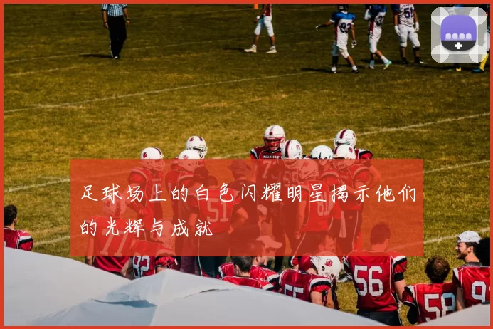 足球场上的白色闪耀明星揭示他们的光辉与成就